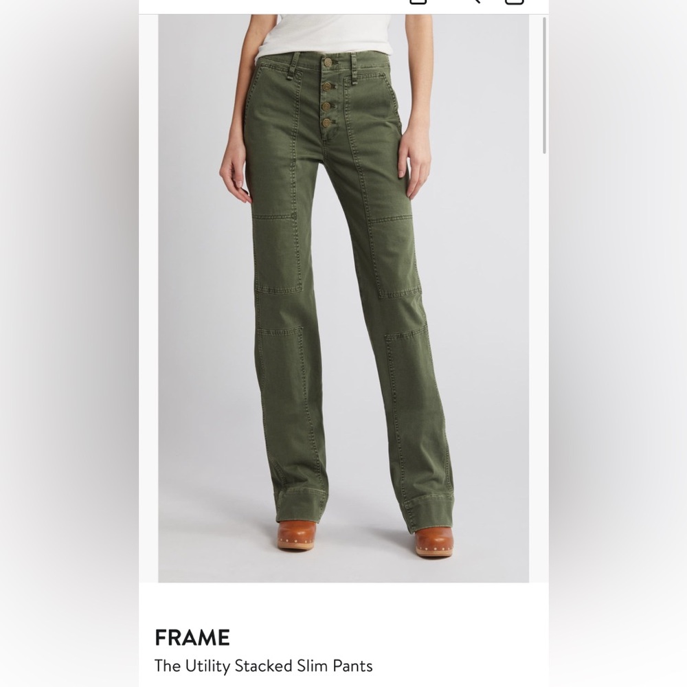 Frame The Utility Stacked Slim Pants